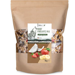 Produktbild von ReaVET Barf Früchtemix Obstflocken für Hunde - 1 kg
