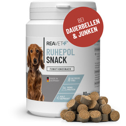 Produktbild von ReaVET Beruhigungssnacks für Hunde mit Baldrian & Johanniskraut - 170 g