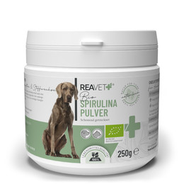 Produktbild von ReaVET Bio Spirulina Pulver für Hunde & Katzen - 250 g