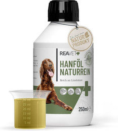 Produktbild von ReaVET Hanföl naturrein kaltgepresst - 250 ml