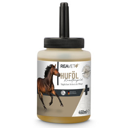 Produktbild von ReaVET Huföl Kräutergold für Pferde - 450 ml