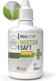Produktbild von REAVET Hustensaft Tropfen Katzen 50ml