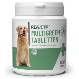 Produktbild von ReaVET MultiGreen Tabletten für Hunde