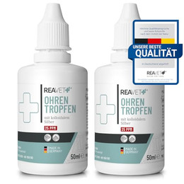 Produktbild von ReaVET Ohrentropfen mit kolloidalem Silber - 2 x 50 ml
