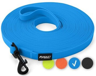 Produktbild von REAVET Schleppleine Blau, 15 Meter