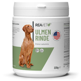 Produktbild von ReaVET Ulmenrinde Pulver Amerikanisch für Hunde & Katzen - 220 g