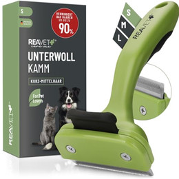 Produktbild von REAVET Unterwollkamm S für Hunde und Katzen