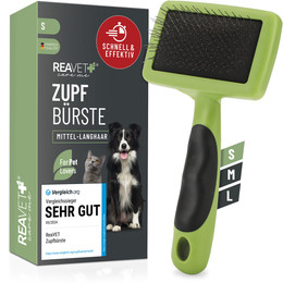 Produktbild von REAVET Zupfbürste S für kleine Hunde und Katzen