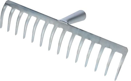 Rechen 14 Zinken aus Stahl Kerbl – Bild 1 von 4