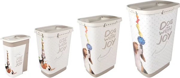 Produktbild von Rechteckiger Futtercontainer für Hunde Flamingo June