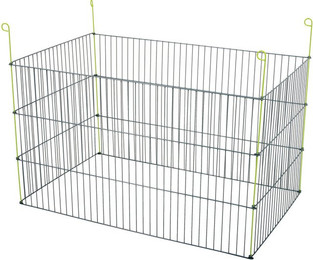 Produktbild von Rechteckiges Metallaußengehege für Nagetiere Zolux