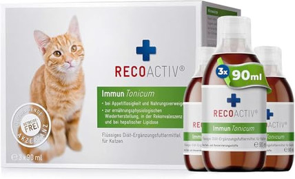 Produktbild von RECOACTIV Immun Tonicum für Katzen - 3 x 90 ml