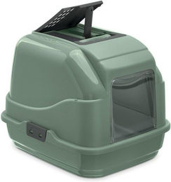 Produktbild von Recycling Katzentoilette Easy Cat mit Filter und Schaufel Grün - 1 Stk.