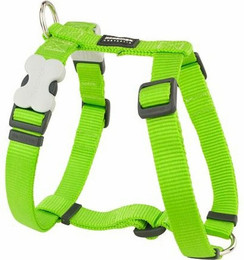 Produktbild von Red Dingo Hunde-Geschirr weich Neongrün 30-48 cm