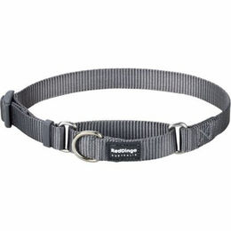 Produktbild von Red Dingo Hunde-Halsband 20 mm x 33-50 cm Grau - 33 cm