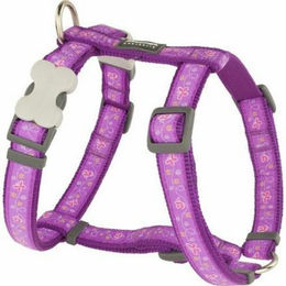 Produktbild von Red Dingo Hunde-Halsband Gurtzeug 15 mm x 36-54 cm Schmetterling Lila