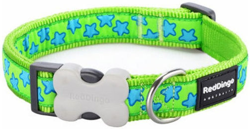 Red Dingo Hunde-Halsband Hundehalsband Stern Sterne (1,2 x 20-32 cm) – Bild 1 von 5