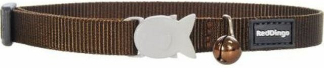 Produktbild von Red Dingo Katzen-Halsband Unifarben Braun