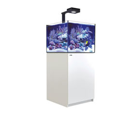 Produktbild von Red Sea REEFER 200 XL Deluxe (G2 - Modelljahr 2022) 1 x LED 90 Meerwasseraquarium mit Unterschrank weiß