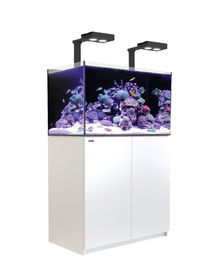 Produktbild von Red Sea REEFER 250 Deluxe (G2 - Modelljahr 2022) 2 x LED 90 Meerwasseraquarium mit Unterschrank weiß