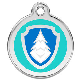 Produktbild von RedDingo Hundemarke mit Gravur Paw Patrol Everest aqua Größe M