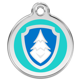 Produktbild von RedDingo Hundemarke mit Gravur Paw Patrol Everest aqua Größe S