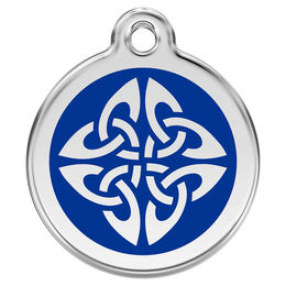 Produktbild von RedDingo Hundemarke mit individueller Gravur Tribal Pfeile dunkelblau Größe M