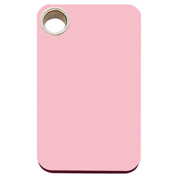 Produktbild von RedDingo Kunststoff Hundemarke mit individueller Gravur Rechteck pink Größe L