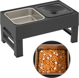 Produktbild von REDOM Futternapf Höhenverstellbarer Hundenapf Napfständer, Edelstahl,