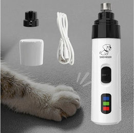 Produktbild von REDOM Krallenschleifer Elektrischer Krallentrimmer Nagelpflegemaschine für Haustiere, max. 8000 U/min, (1 tlg), mit 2 Geschwindigkeiten Leise Kabellos Hunde Katzen Haustier