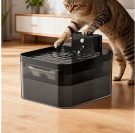 Produktbild von REDOM Trinkbrunnen Katzentrinkbrunnen automatischer Wasserspender für Haustiere 2.2 l, 3 Modi mit Bewegungssensor 2600 mAh Akku