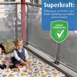 Reer Schutznetz Reer Balkonnetz 294 x 94 cm – Bild 1 von 3