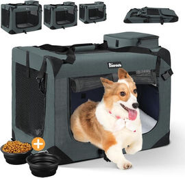 Produktbild von Reerooh Tiertransportbox für Hunde und Katzen bis 25 kg