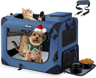 Produktbild von Reerooh Tiertransportbox für Hunde und Katzen bis 25 kg