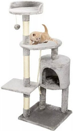 Produktbild von Refined Living Kratzbaum 112 cm mit Höhle und 2 Plattformen