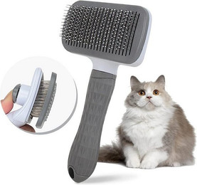 Produktbild von Refined Living Selbstreinigende Fellbürste für Hunde und Katzen