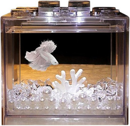 Produktbild von Refttenw Aquarium Kleines Acryl-Aquarium mit Licht