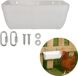 Produktbild von Refttenw Futterautomat 3.7L Hängender Futtertrog für Geflügel - 3,7 l