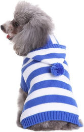 Produktbild von Refttenw Hundejacke Hundepullover mit Kapuze gestrickter Rollkragen-Weihnachtspullover