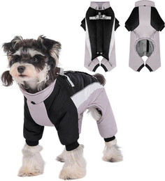 Produktbild von Refttenw Hundejacke Hundewintermantel,Plüsch Hund Kleidung,reflektierende, Klettverschluss-Design