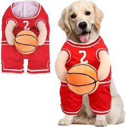 Produktbild von Refttenw Hundekostüm Basketball Trikot mit Ball