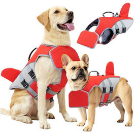 Produktbild von Refttenw Hundeschwimmweste mit Tragegriff und verstellbar