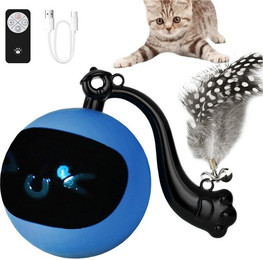 Produktbild von Refttenw Interaktives Katzenspielzeug mit Fernbedienung