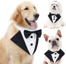 Produktbild von Refttenw Verstellbares Hundeschleifenhalsband im Smoking-Stil