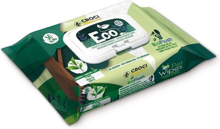 Produktbild von Reinigungstücher für Hunde mit Tee-Chlor Croci Canifrance Eco