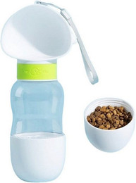 Produktbild von Reisenapf Outdoor Wasserspender mit Futterbox Weiß - 0,35 l