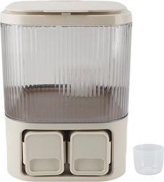 Produktbild von Reislagerbehälter mit großem Fassungsvermögen und Feuchtigkeitsschutz - 4 x 10 l