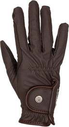 Produktbild von Reit-Handschuhe aus synthetischem Leder mit Velcro-Verschluss Equestro