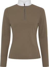 Produktbild von Reit-Polo mit langen Ärmeln, Damen Catago Vinica