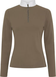 Produktbild von Reit-Polo mit langen Ärmeln, Damen Catago Vinica